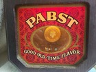 Rare-vtg Pabst Blue Ribbon Clock Light W pendulum Motion