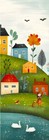 Whimsical Houses Bookmark- Unique Gift For Book Readers
