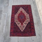 Antique Persian Patterned Area Rug 4 07 X 6 2 Ft    4x6 Handmade 124 X 189 Cm