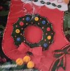 Vintage Bucilla Gallery Of Stitches Christmas Surprises Felt Stocking Kit