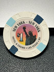  nice   1 New York Casino Poker Chip Las Vegas Nevada Gambling Trade Token