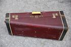 Vintage Getzen Elkhorn Trumpet Horn Bugle Trombone Antique Instrument Case Only