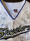 Game Worn Issued 2017 Sugar Land Skeeters Team Signed Jersey 33 Autographed X18