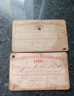 Rare Lot Prr Philadelphia   Erie Rr Northern Central Ry 1897-1903 -7 Passes
