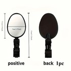 2pcs Bike Mirror Rotaty Round Mtb Road Handlebar Bicycle Rear View Glass Cycling