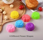 Mirenlife Reusable Silicone Baking Cups  2 Inch Mini Size Silicone Cupcake Li   