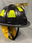 Cairns Model 1044 Fire Helmet Black W  Eagle  Clean