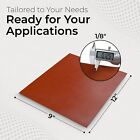 Red Silicone Rubber Sheet 60a 1 8 X 9 X 12 Inch Made In Usa Gasket Material