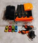 Track Master 1 64 Scale Slot Car Racing Set Complete 4 Cars Tested