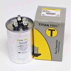 Titanpro Trcfd405 Hvac Round Dual Motor Run Capacitor  40 5 Mfd uf 440 370 Volts