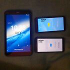Smart Devices 3 Two Phones One Tablet Nokia  Sky 8  Schok Excellent