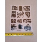 New Uncut Rubber Stamp Sheet Various Scenes Very Cool And Interesting