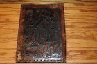 Vint Tooled Leather Embossed Bible Choir Children Book Cover  religion Spiritual 