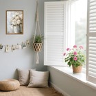 Framed Vintage White Hydrangea Floral Canvas Wall Art 16x24 Inch Print