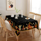 Christmas Nativity Tablecloth - Holy Tablecover Religious Scene Table Decor For