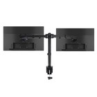 Double Desk Stand Dual Display Computer Monitor Arm Mount 17 -27  Screen Led Lcd