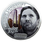 2017 Cook Islands Henrik Lundqvist 1 Oz Upper Deck 999 Silver Coin Limited  5000