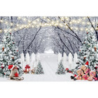 Christmas Vinyl Photography Background Backdrop Photo Studio Props Winter Snow
