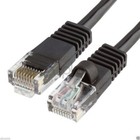 3ft Cat5 Cable Ethernet Lan Network Cat5e Rj45 Patch Cord Internet Black Us