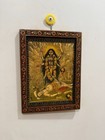Vintage Kali Shiva Picture Hindu Religious Indian Wall Decor God Frame - 9 X 12 