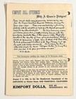1957 Jul Doll Talk For Collectors Zine Antiques International Costumes Kimport