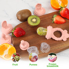 Minie Joo Silicone Baby Fruit Feeder Pacifier   Infant Teething Toy   Soother