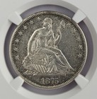 1875 S S San Francisco Mint Seated Liberty Half Dollar 50c Ngc Au 58