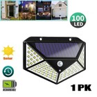 100 Led Solar Power Wall Lights Pir Motion Sensor Outdoor Garden Lamp Waterproof
