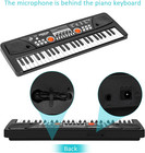 Kids Keyboard With Microphone  Kids Piano Keyboard For Beginners Electronic Pian