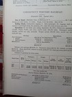 1876 Antique Train Report Connecticut Western Railroad Millerton Ny Hartford Ct