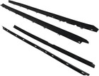 Black Rubber Window Sweep Weatherstrip Felt Seal Kit Set Of 4 Replacement For   