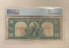 U s  - Series Of 1901  10 00 United States Note  bison  Pcgs Fine 12 See Photos