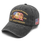 250th Anniversary Usa Hat Bald Eagle Patriotic Baseball Cap