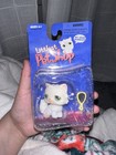 Littlest Pet Shop  15 White Persian Cat Kitty White W green Eyes   Mirror