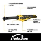 3 8  Extended Cordless Ratchet Wrench Compatible With Dewalt 20v Battery 88 Nm