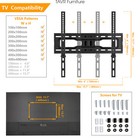 Modern Rolling Tv Stand Mobile Tv Cart For 32 To 60 Inch Flat Panel Tvs In Black
