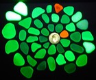 Genuine Beach Sea Glass Uv Glow Sea Glass Lot Surf Tumbled Rare 