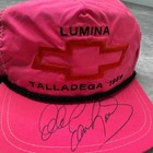 Rare Dale Earnhardt Signed Autographed Lumina Nascar Pink 80s Snapback