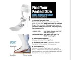 Swedish Deluxe Afo Drop Foot Stabilizer Brace Women s Left