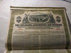 Sling s      Vintage 1942  1000 Delaware Lackawanna   Western Railroad Bond