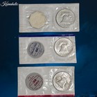 1962 Ppd Franklin Half Dollar Year Set Proof   Bu 90  Silver Us 3 Coin Lot 
