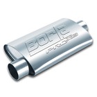 Borla 2 5in Inlet outlet Center offset Oval Proxs Muffler 40659