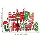 Iron On Vinyl Heat Transfer - New - Merry Christmas