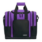 Single Bowling Ball Bag With Padded Holder  Ventilated Shoe Pocket   Adjustable