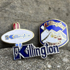 Vtg Killington Vermont Ski Resort Enamel Souvenir Lapel Hat Pin Badge Lot Of 3