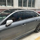 Glossy Black Chrome Delete Window Trims For Audi A4 S4 B9 2017-2025