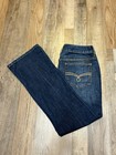 American Rag Bootcut Jeans Juniors Size 5s Low Rise Dark Wash Blue Denim Pants