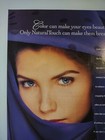 Natural Touch Color Can Make Eyes Beautiful Vintage 1990s Print Ad