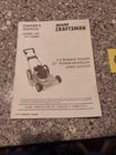 Sears Craftsman Owners Manual For 917 378680
