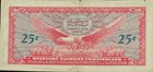 Us Mpc 25 Cents Series 641 Military Payment Certificate Vietnam Era